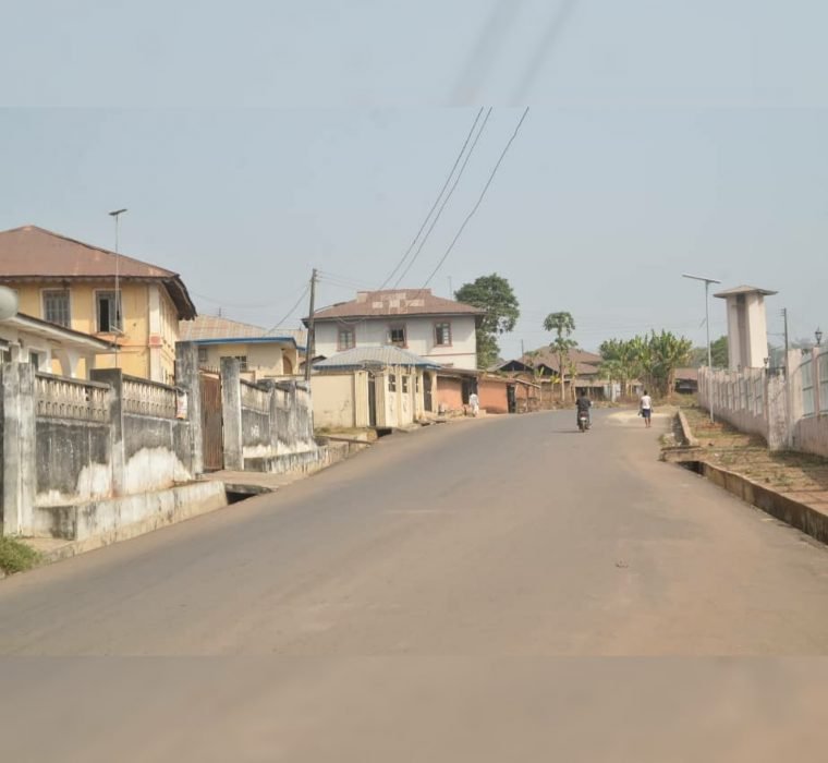 Ongoing construction of Township Roads in Ile Oluji, Ondo State