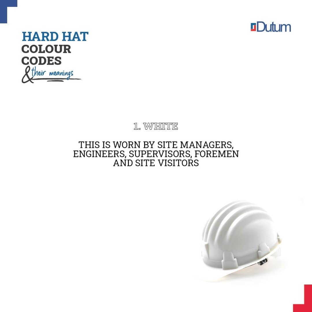 Hard hat color codes and their meanings Dutum