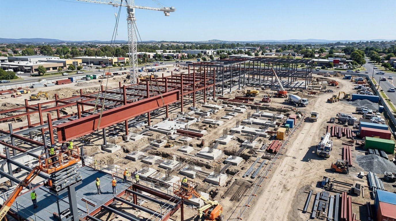 shopping-mall-construction-process